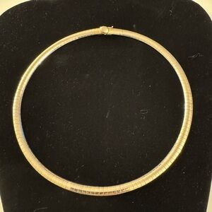 Elegant Silver Choker Necklace C27